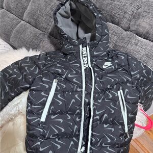 Nike Black and Gray Kids' Jacket